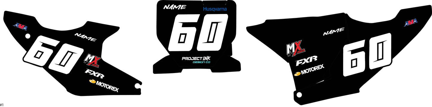 Husqvarna Number Plates Fc/Tc