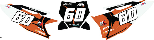 KTM Number Plates Sx/Sxf