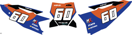 KTM Number Plates Sx/Sxf