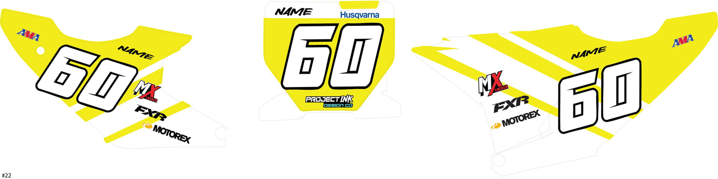 Husqvarna Number Plates Fc/Tc