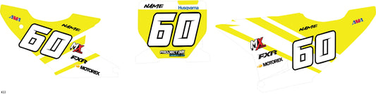 Husqvarna Number Plates Fc/Tc