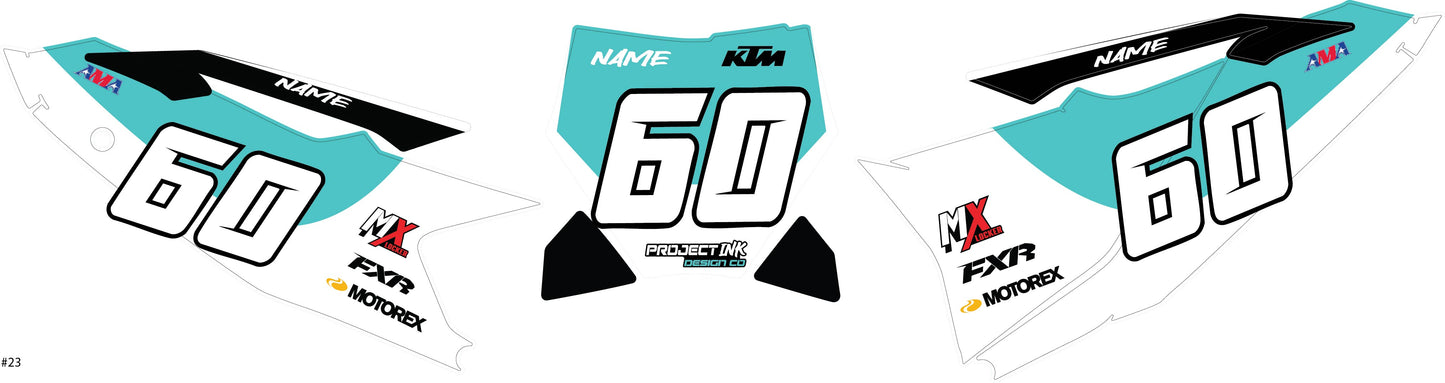 KTM Number Plates Sx/Sxf