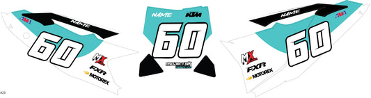 KTM Number Plates Sx/Sxf