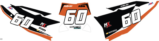 KTM Number Plates Sx/Sxf