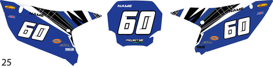 Number Plates YZ/YZF