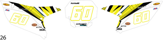 Number Plates YZ/YZF