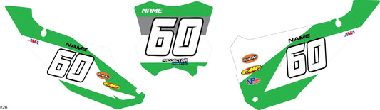 Kawasaki Number Plates - Kx/Kxf