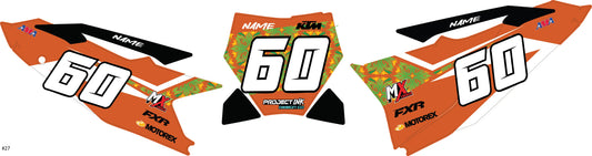 KTM Number Plates Sx/Sxf