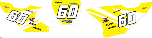 Husqvarna Number Plates Fc/Tc