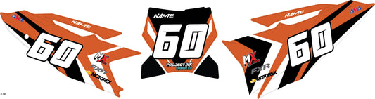 KTM Number Plates Sx/Sxf