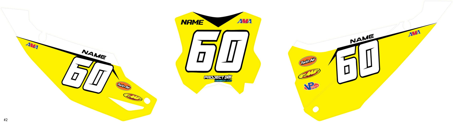 Kawasaki Number Plates - Kx/Kxf