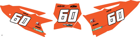 KTM Number Plates Sx/Sxf