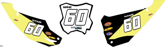 Kawasaki Number Plates - Kx/Kxf