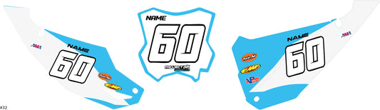 Kawasaki Number Plates - Kx/Kxf
