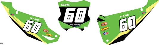 Kawasaki Number Plates - Kx/Kxf