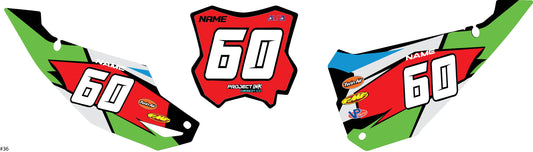 Kawasaki Number Plates - Kx/Kxf