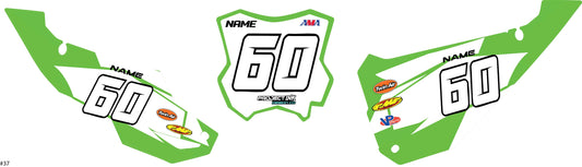 Kawasaki Number Plates - Kx/Kxf