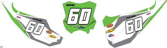Kawasaki Number Plates - Kx/Kxf
