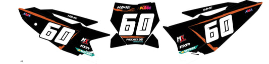 KTM Number Plates Sx/Sxf