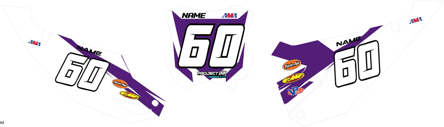 Kawasaki Number Plates - Kx/Kxf
