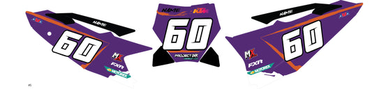 KTM Number Plates Sx/Sxf