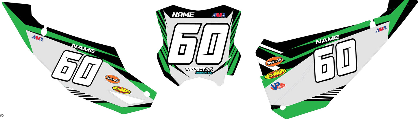 Kawasaki Number Plates - Kx/Kxf