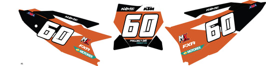 KTM Number Plates Sx/Sxf
