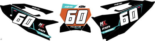KTM Number Plates Sx/Sxf