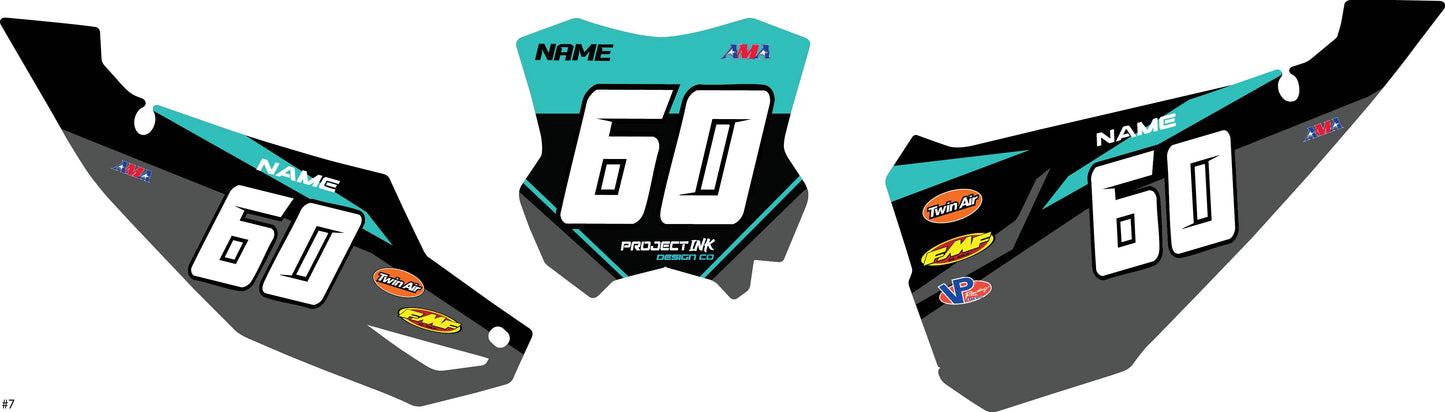Kawasaki Number Plates - Kx/Kxf
