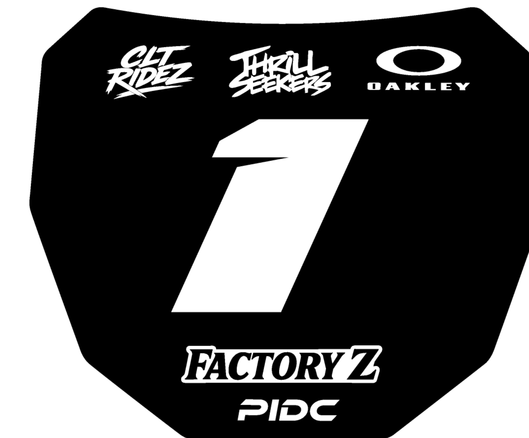 ODI Front Number Plate Graphics