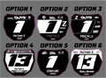 ODI Front Number Plate Graphics
