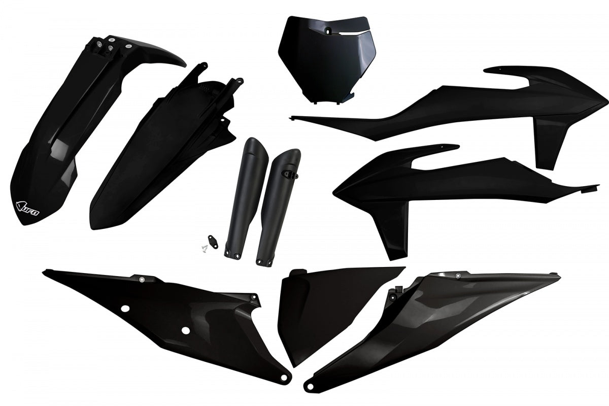 Full Plastic Kit black for Ktm SX 250 - SX 125 - SX 150 - SX-F 350 - SX-F 450 - SX-F 250 - XC 125 - XC-F 250 - XC 250 - XC 3...