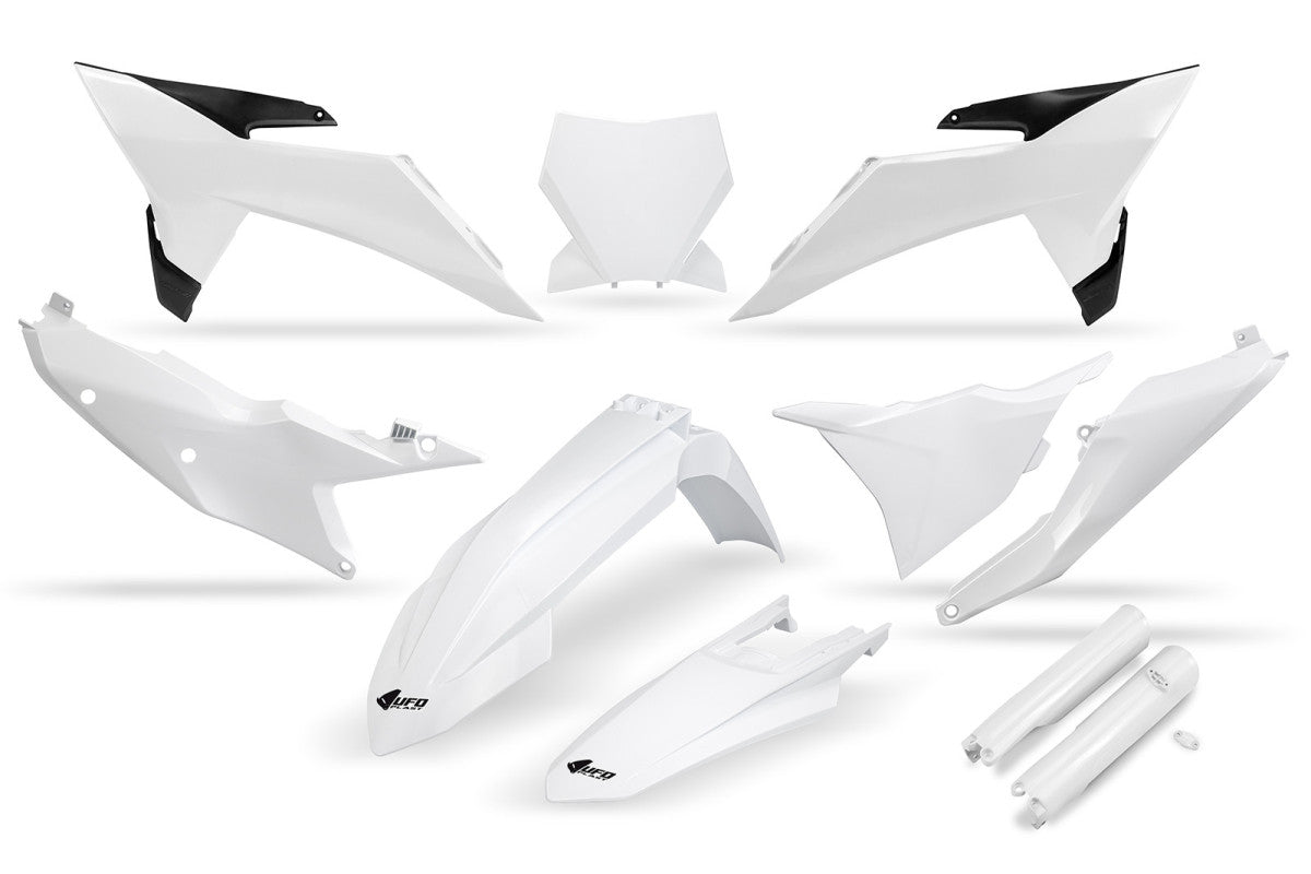 Full Plastic Kit white 20-25 compatible Ktm SX 250 - SX 125 - SX 150 - SX-F 350 - SX-F 450 - SX 300 - SX-F 250 - XC 125 - XC...