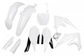 Full Plastic Kit white for Yamaha YZ 250 F (2019-23) - YZ 450 F (2018-22) - YZ 250 FX (2020-24) - YZ 450 FX (2020-23)