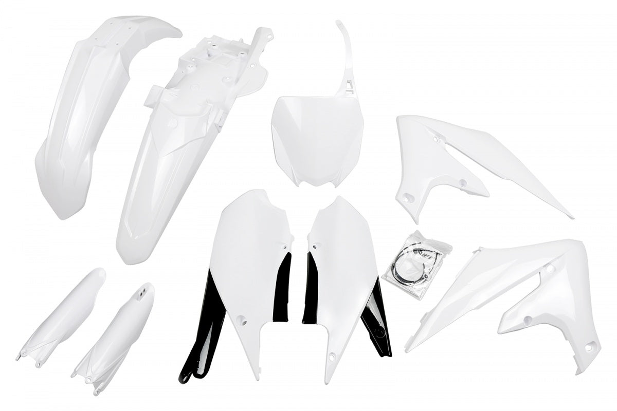Full Plastic Kit white for Yamaha YZ 250 F (2019-23) - YZ 450 F (2018-22) - YZ 250 FX (2020-24) - YZ 450 FX (2020-23)