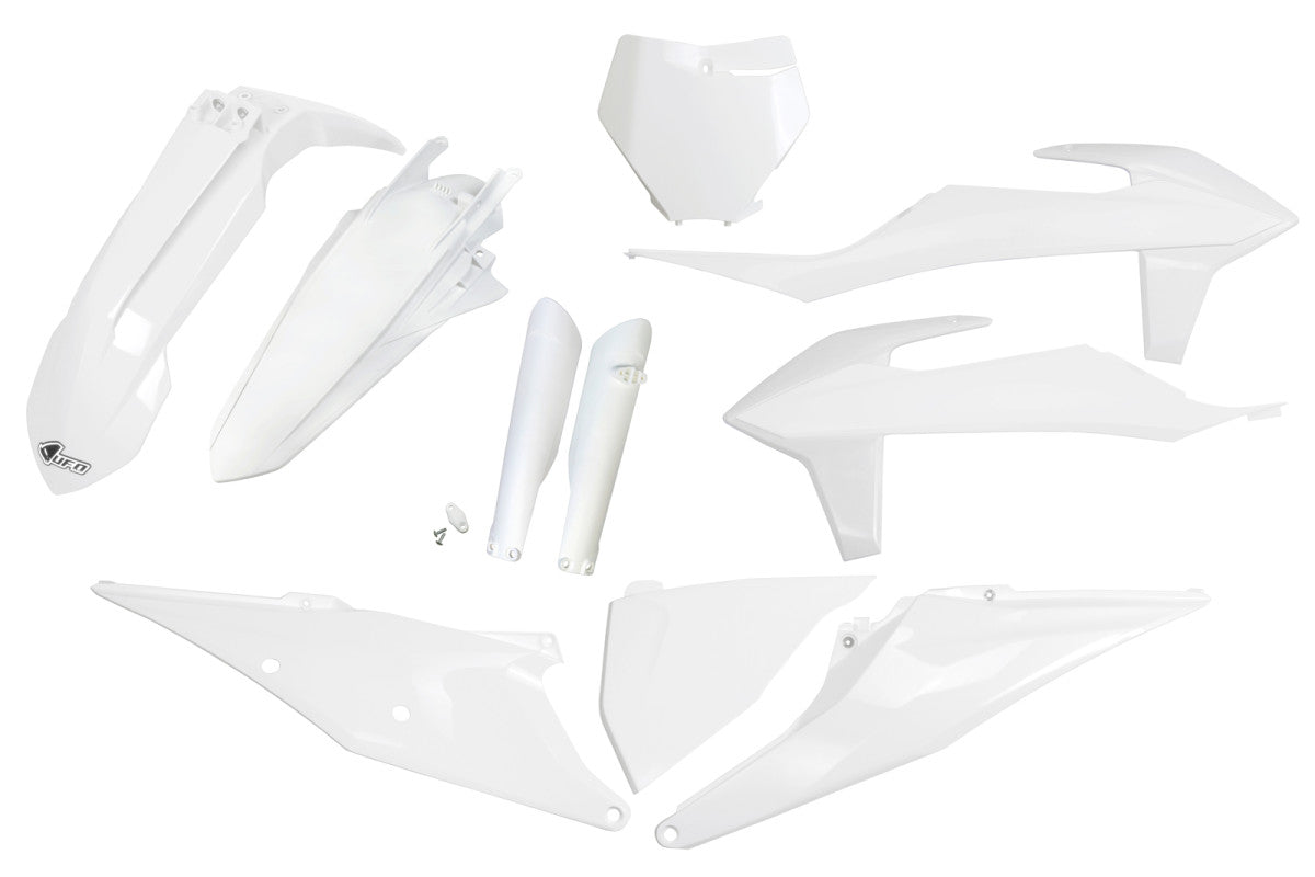 Full Plastic Kit white for Ktm SX 250 - SX 125 - SX 150 - SX-F 350 - SX-F 450 - SX-F 250 - XC 125 - XC-F 250 - XC 250 - XC 3...